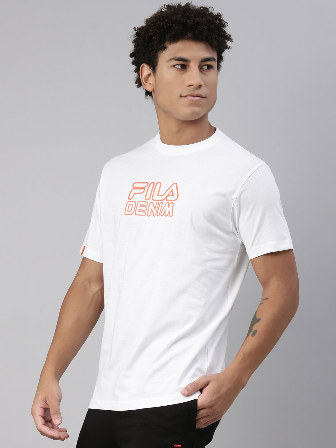 Fila Black Tamurel 1 Men's Graphic T-Shirt