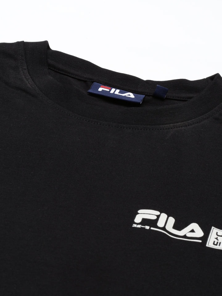 Fila Black Emone Men's Graphic T-Shirt