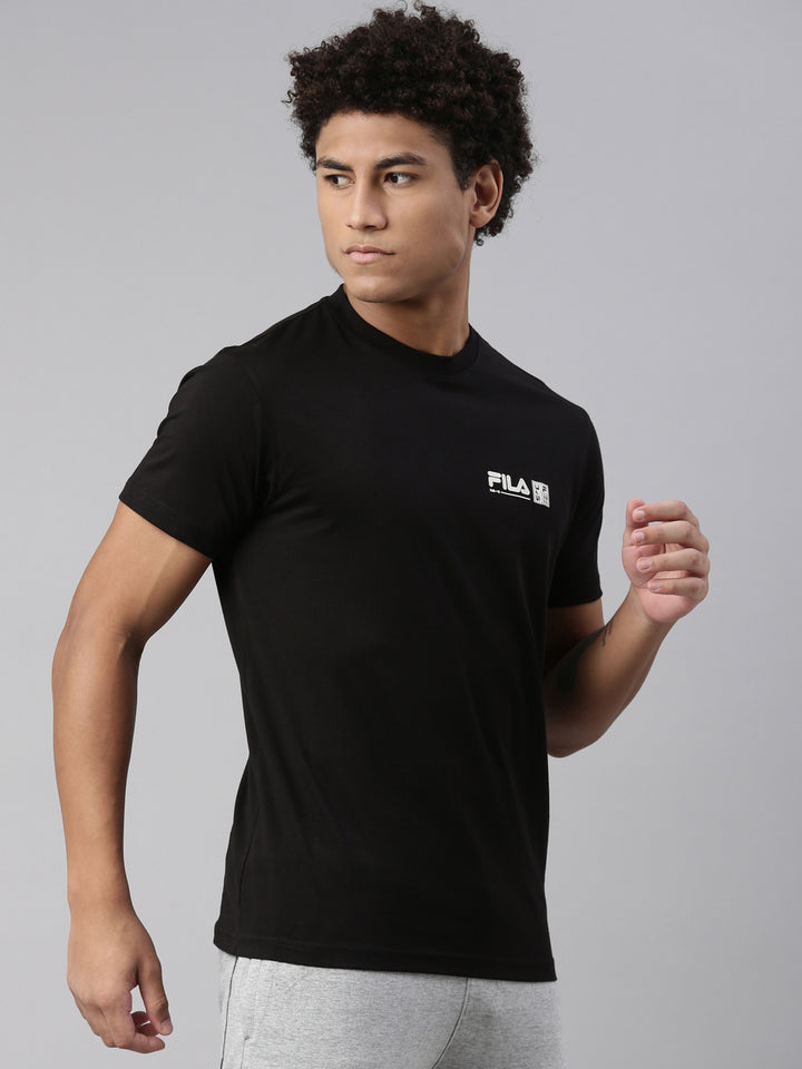 Fila Black Emone Men's Graphic T-Shirt