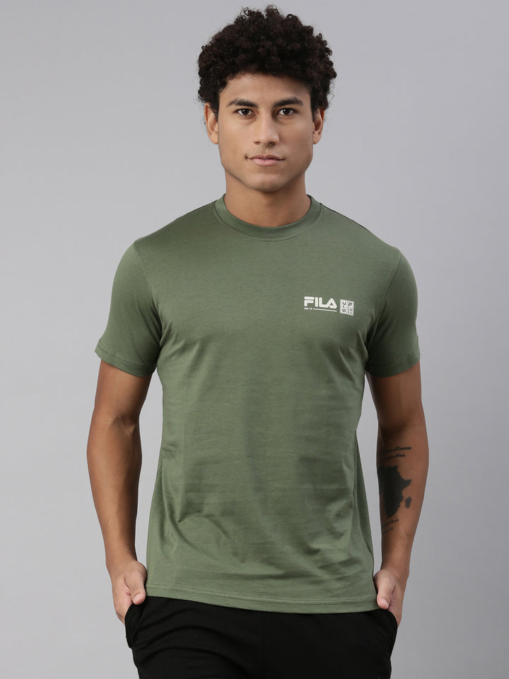 Fila Black Emone Men's Graphic T-Shirt