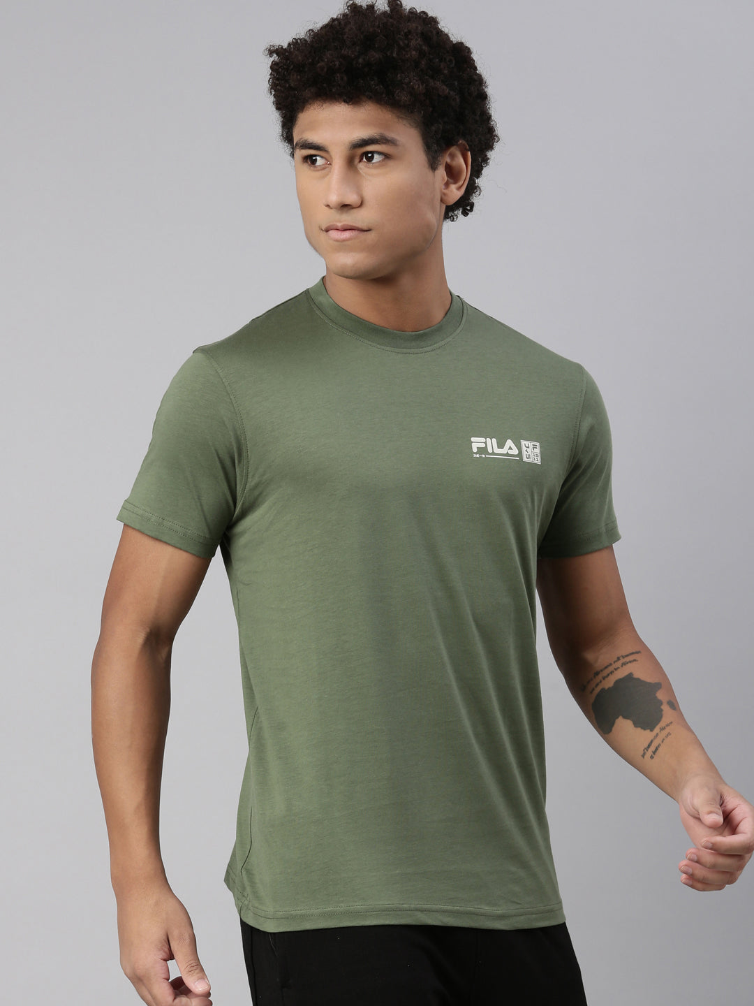 Fila Black Emone Men's Graphic T-Shirt