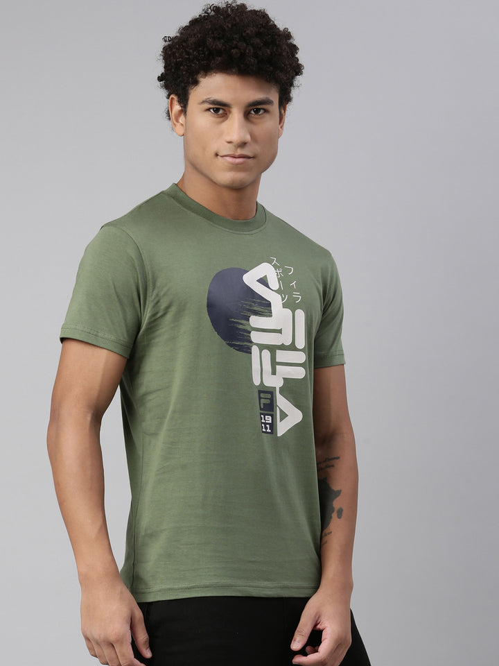 Fila Black Erati Men's Graphic T-Shirt