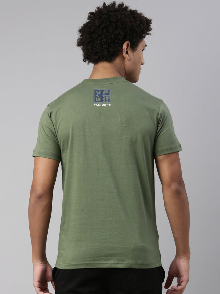 Fila Black Erati Men's Graphic T-Shirt