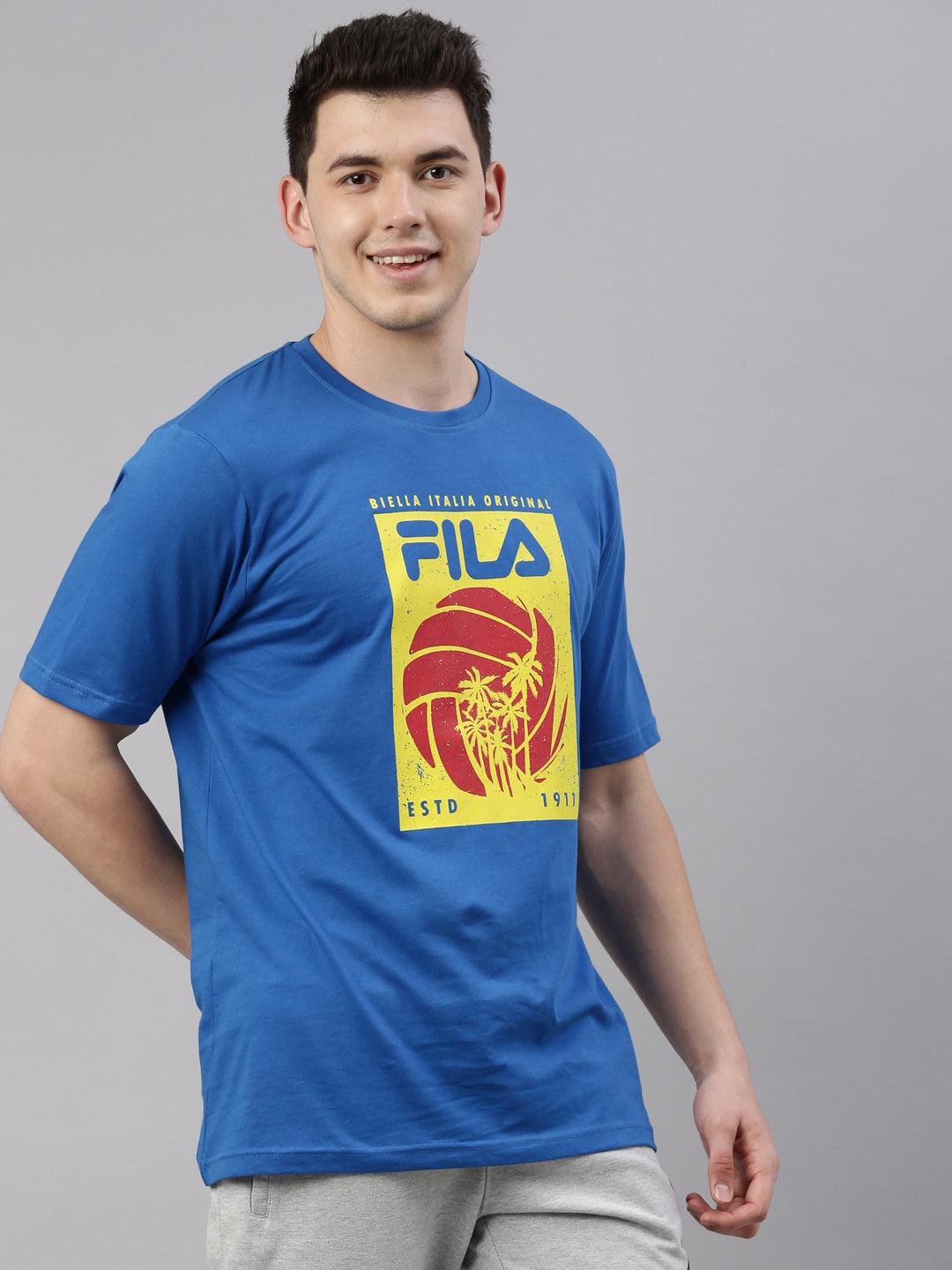 Fila Black Colet Men's Graphic T-Shirts