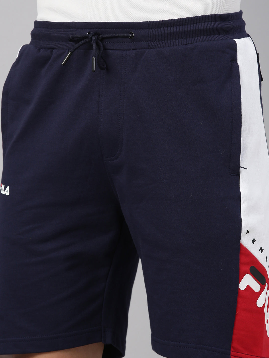 Fila Red Heerad Men's Cut and Sew Shorts