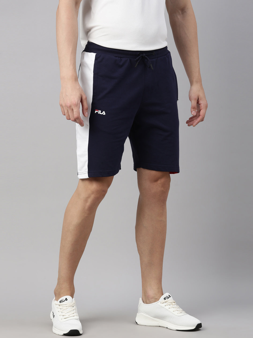 Fila Red Heerad Men's Cut and Sew Shorts