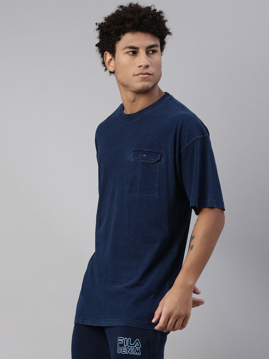 Fila Black Jonas Men's Boxy T-Shirt
