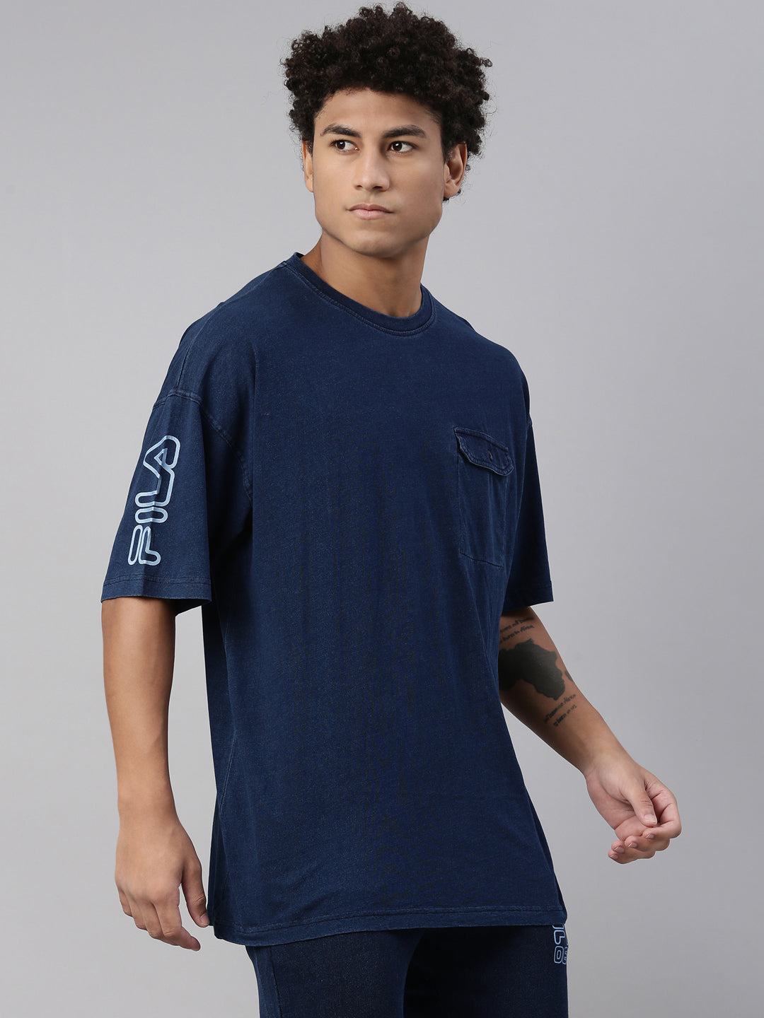 Fila Black Jonas Men's Boxy T-Shirt