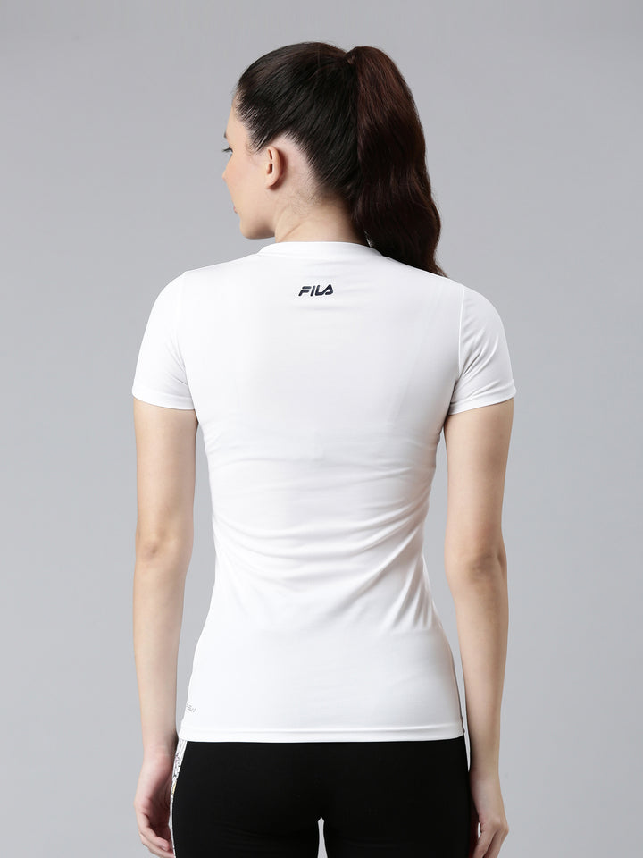 Fila White Omegil Women's Graphic T-Shirt