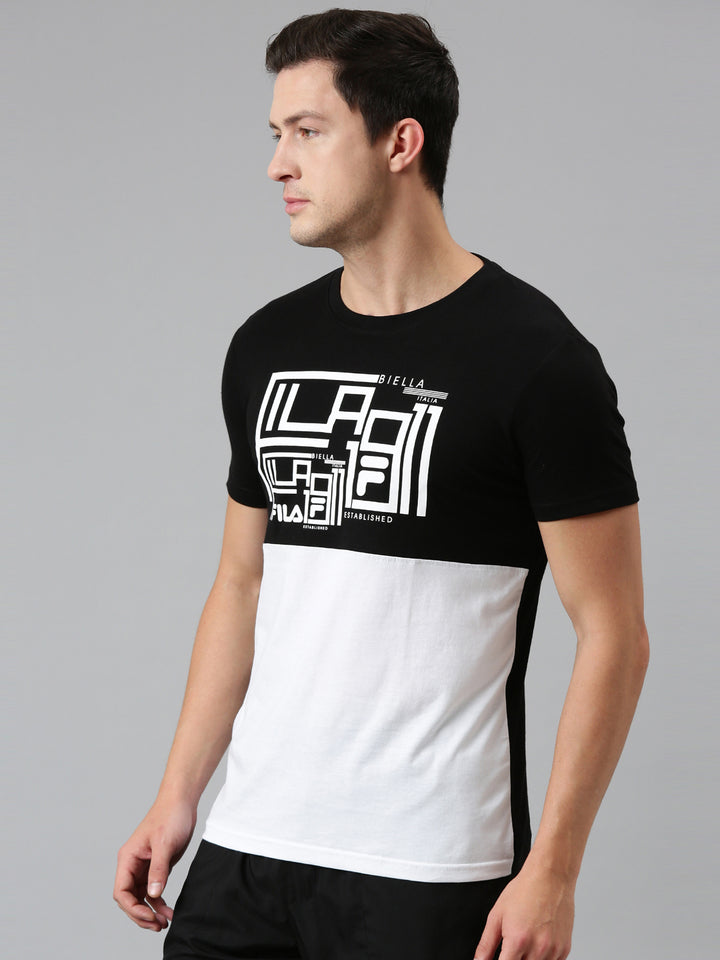 Fila Grey Bam Men's Cut and Sew T-Shirt