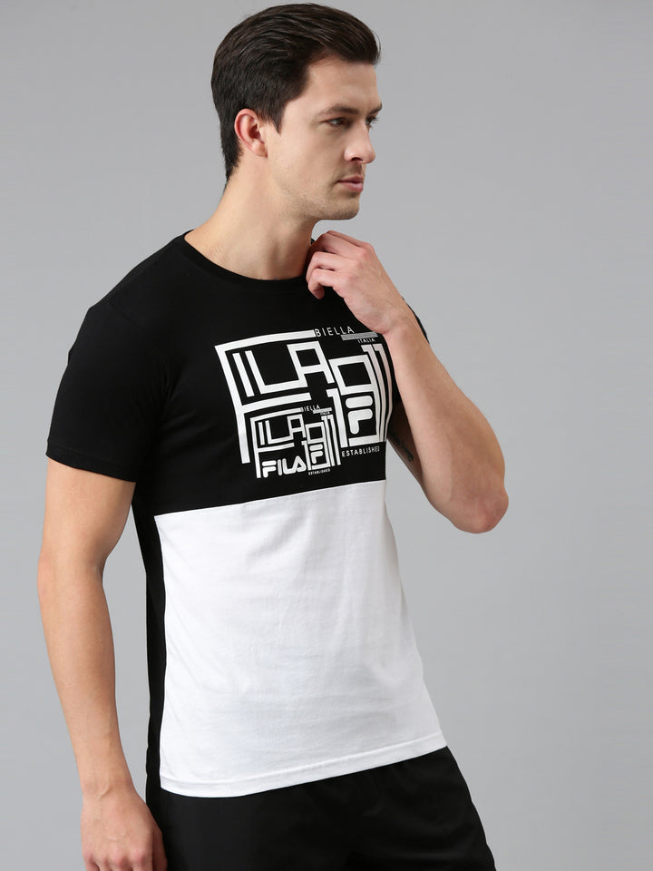 Fila Grey Bam Men's Cut and Sew T-Shirt
