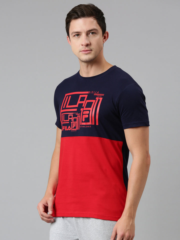 Fila Grey Bam Men's Cut and Sew T-Shirt