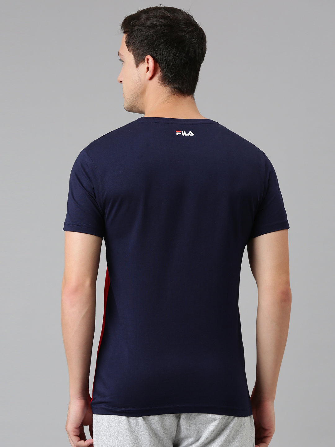 Fila Grey Bam Men's Cut and Sew T-Shirt