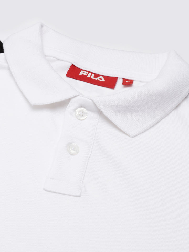 Fila Grey Somnath Men's Cut and Sew Polo