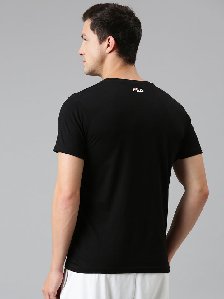 Fila Grey Giridhar Men's Graphic T-Shirt