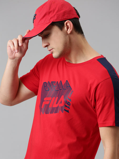 Fila Grey Airesh Men's Graphic T-Shirt