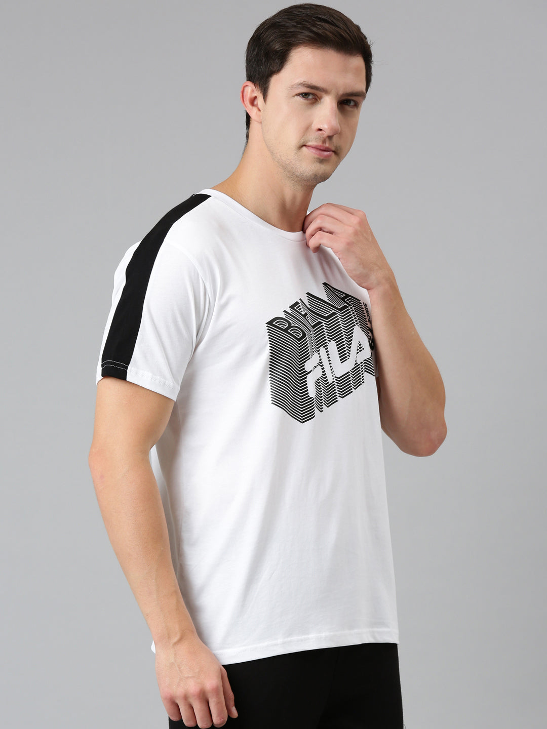Fila Grey Airesh Men's Graphic T-Shirt
