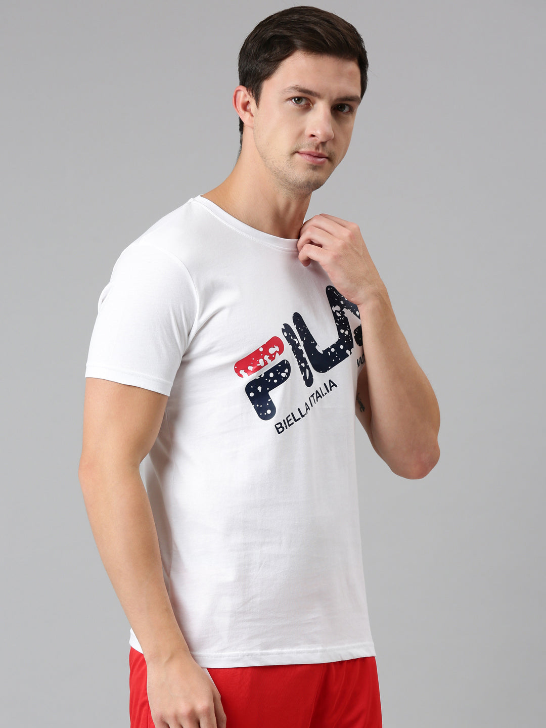 Fila Grey Chuck Men's Graphic T-Shirt