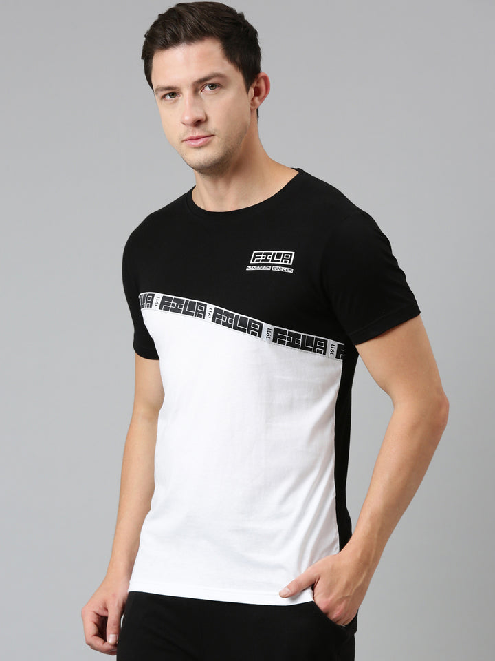 Fila Grey Sahil Men's Cut and Sew T-Shirt