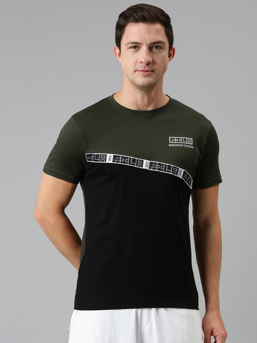 Fila Grey Sahil Men's Cut and Sew T-Shirt