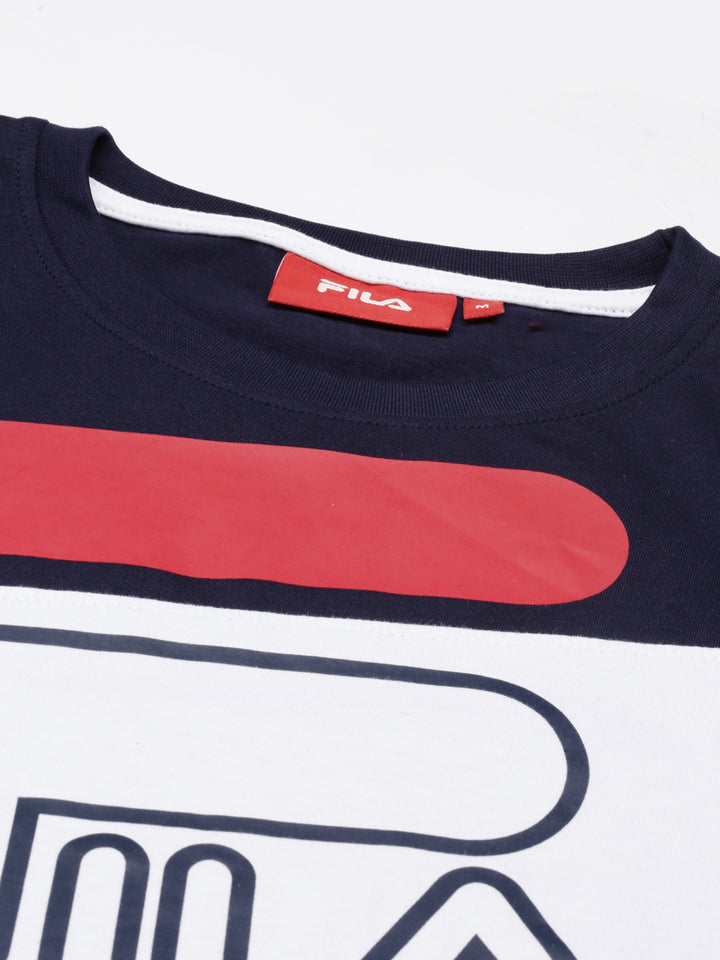 Fila Peacoat Vinod Men's Cut and Sew T-Shirt