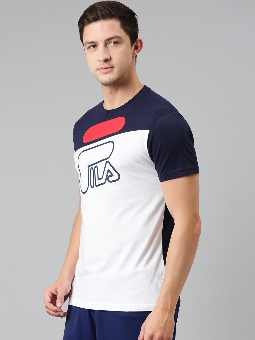 Fila Peacoat Vinod Men's Cut and Sew T-Shirt