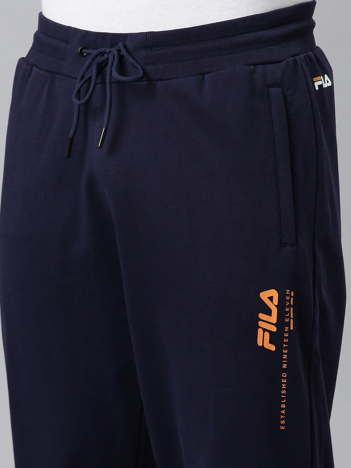 Fila White Aakarsh Men's Cut and Sew Track Pants