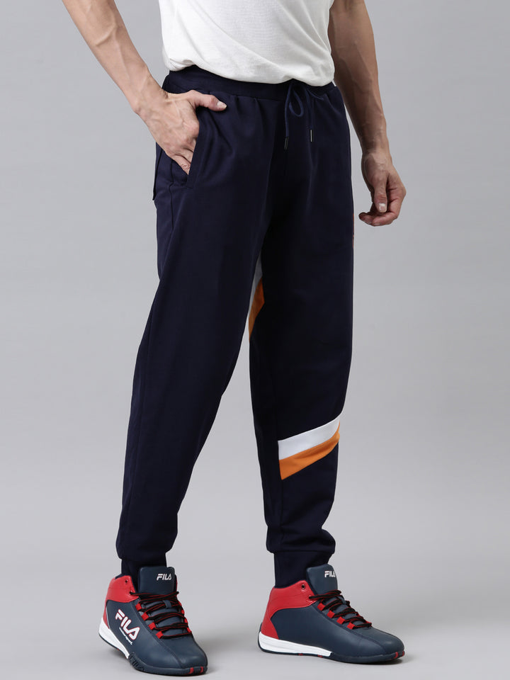 Fila White Aakarsh Men's Cut and Sew Track Pants