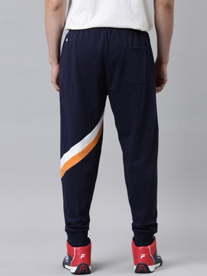 Fila White Aakarsh Men's Cut and Sew Track Pants