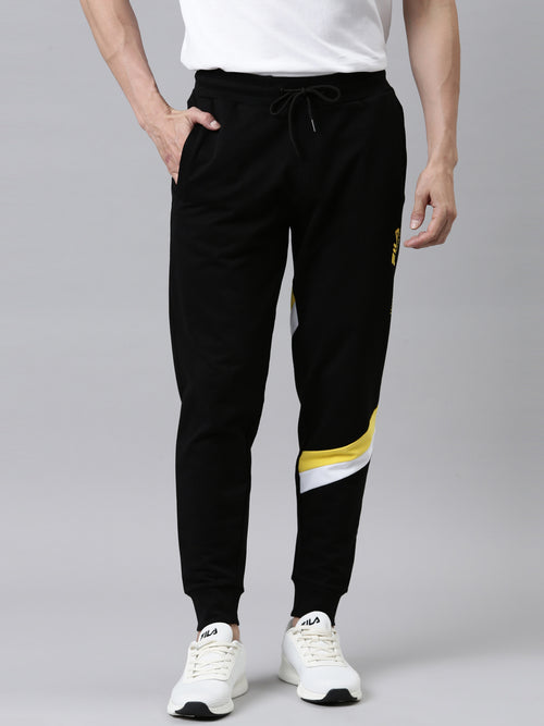 Fila White Aakarsh Men's Cut and Sew Track Pants