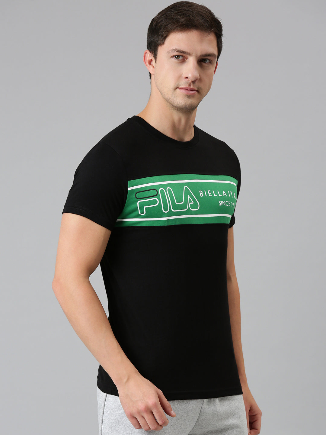Fila Pink Mohan Men's Logo T-Shirt