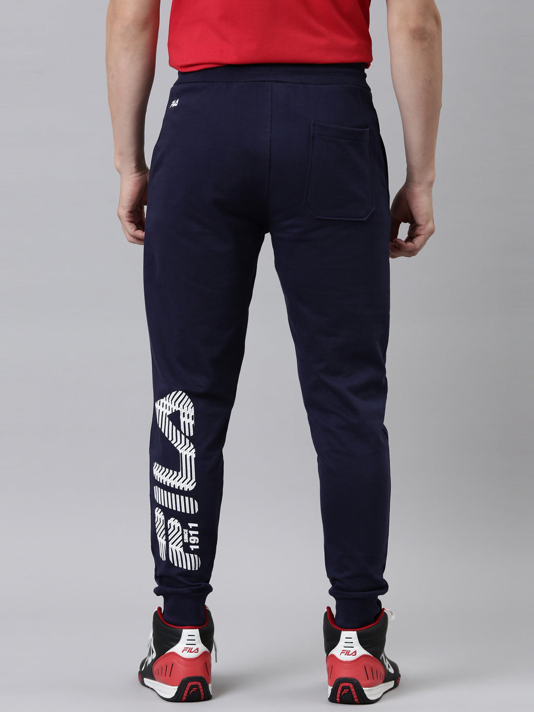Fila White Shiv Men's Joggers