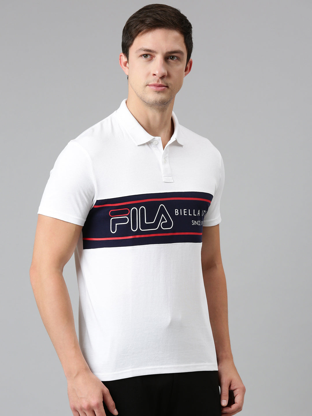 Fila Pink Shyam Men's Cut and Sew Polo