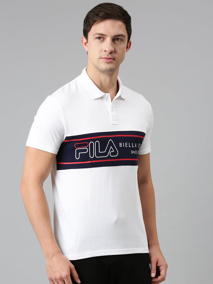 Fila Pink Shyam Men's Cut and Sew Polo