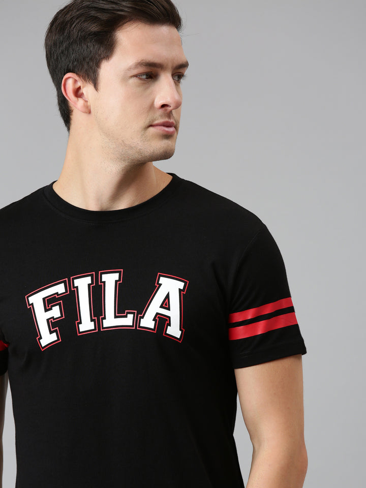 Fila Pink Taehyung Men's Logo T-Shirt