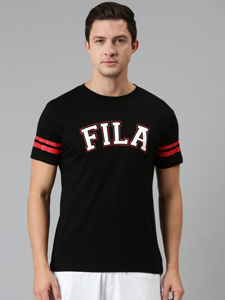 Fila Pink Taehyung Men's Logo T-Shirt