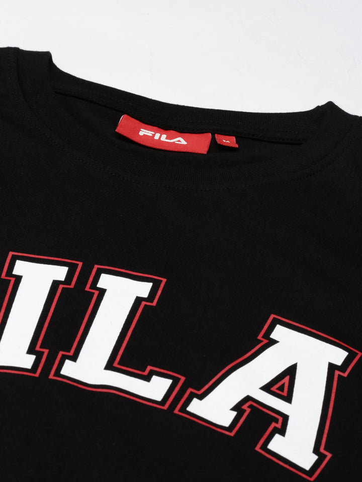 Fila Pink Taehyung Men's Logo T-Shirt