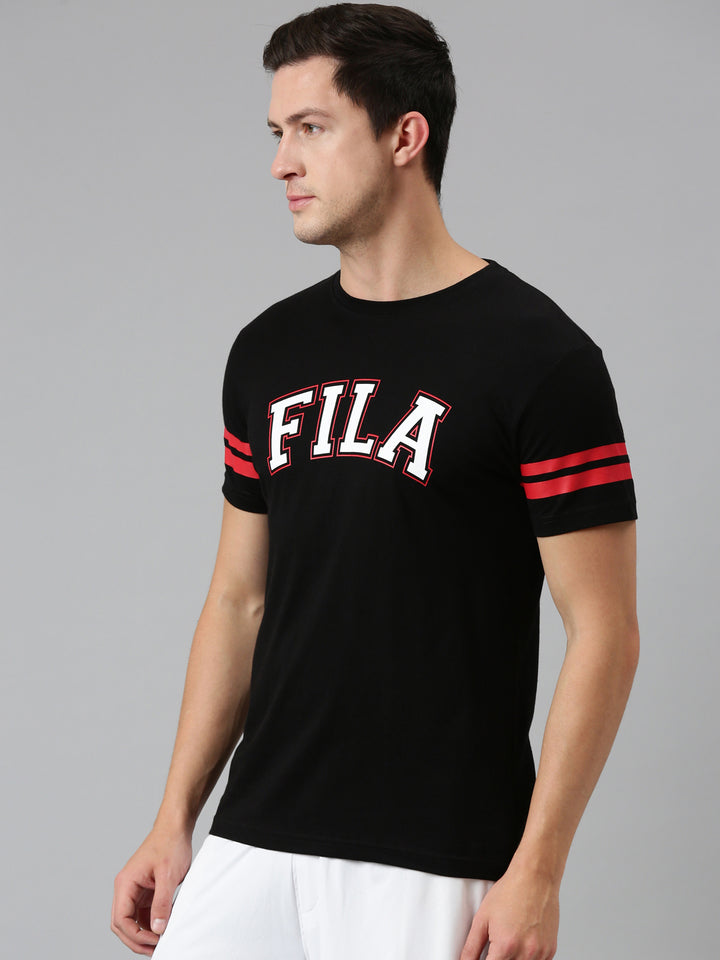 Fila Pink Taehyung Men's Logo T-Shirt