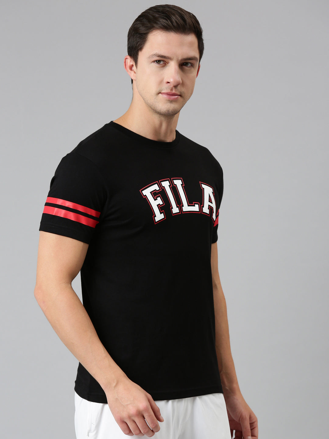 Fila Pink Taehyung Men's Logo T-Shirt