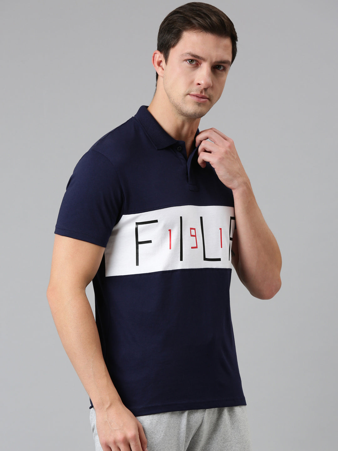 Fila Pink Tannie Men's Cut and Sew Polo