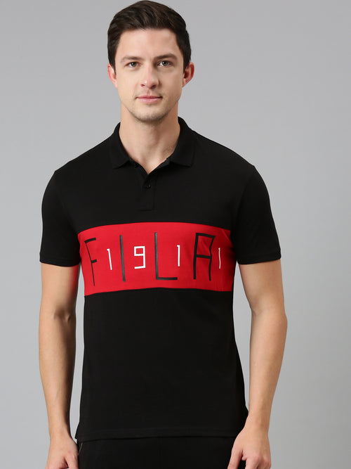 Fila Pink Tannie Men's Cut and Sew Polo