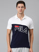 Fila Pink Vikas Men's Cut and Sew Polo
