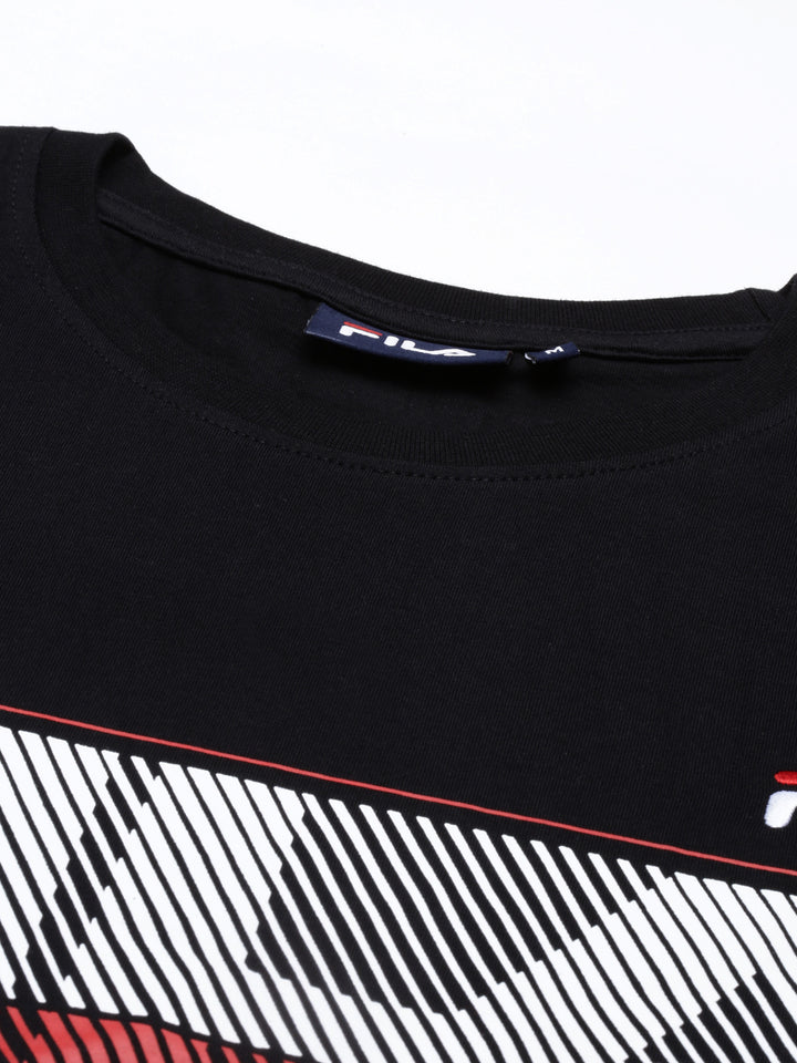 Fila Red Tauros Men's Graphic T-Shirts