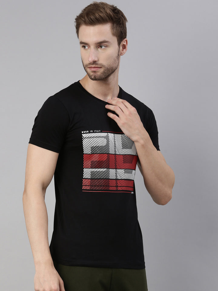 Fila Red Tauros Men's Graphic T-Shirts