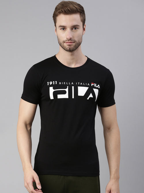 Fila Red Ekite Men's Graphic T-Shirts