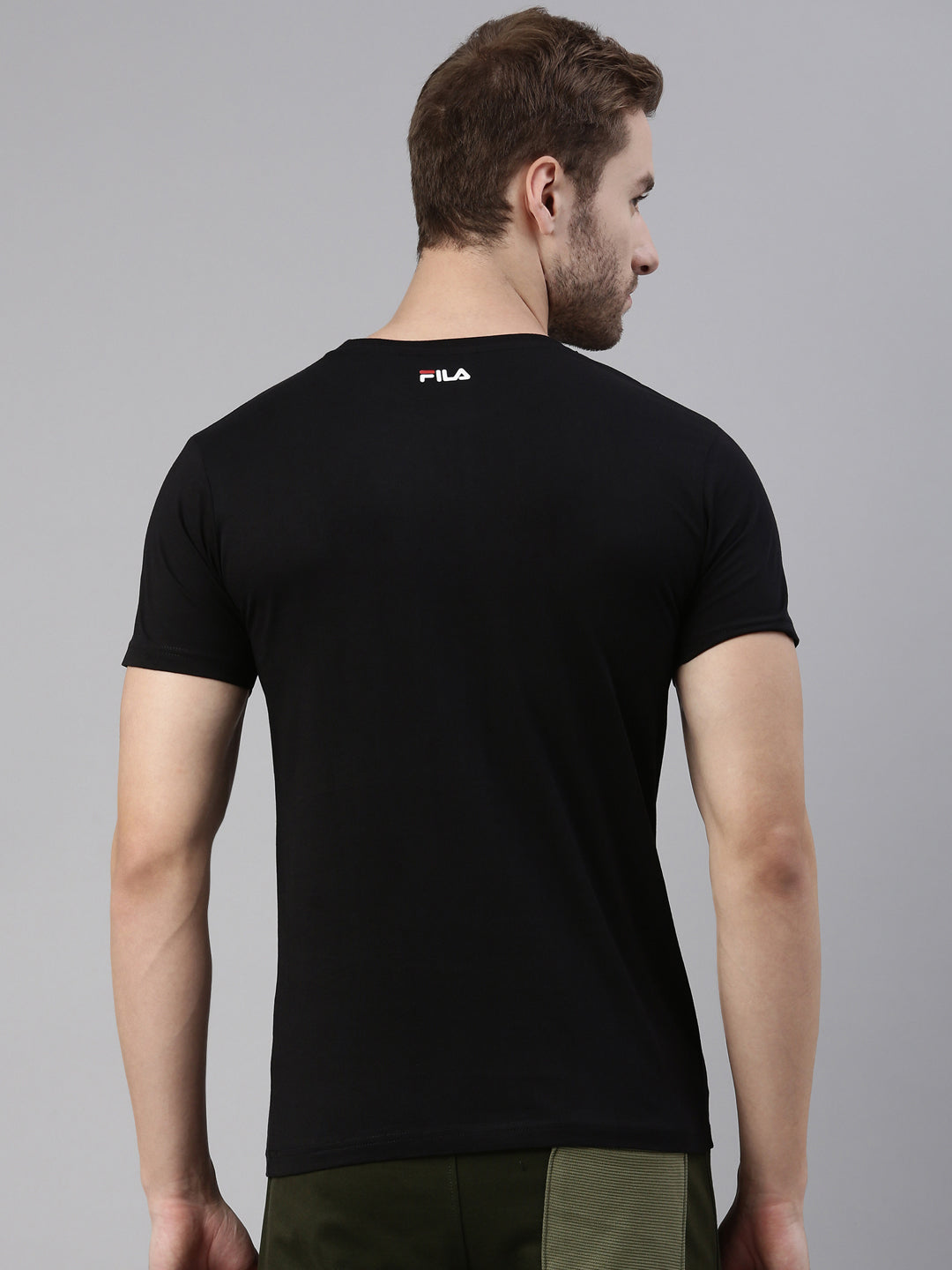 Fila Red Ekite Men's Graphic T-Shirts