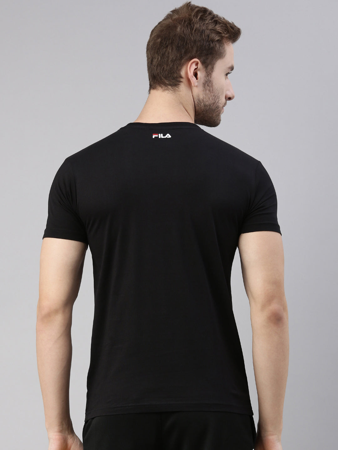 Fila White Leo Men's Graphic T-Shirts