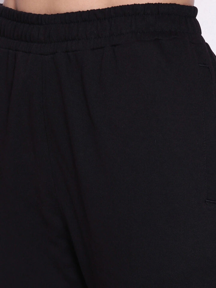 Fila Black Acanthus Women's Ribbed Jogger