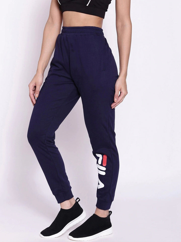 Fila Black Acanthus Women's Ribbed Jogger