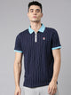 Fila Grey Bb1 Men's Striper Polos